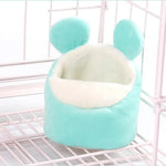 Warm Hamster Mini Bed Small Animals House Bedding, Green - GreenFur