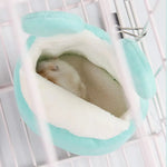 Warm Hamster Mini Bed Small Animals House Bedding, Green - GreenFur