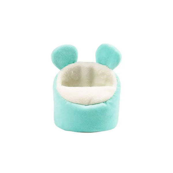 Warm Hamster Mini Bed Small Animals House Bedding, Green - GreenFur