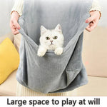 Warm Hands Free Pet Dog Carrying Bag Cat Sling Carrier - GreenFur