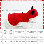 Warm Rabbit Outfit with Leather Leash Christmas New Year Thickened Clothing - GreenFur