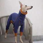 Warm Slightly Stretchy Fabric Full Body Dog Coats with Legs - GreenFur