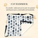 Warm White Lucky Cat Adjustable Hammock - GreenFur