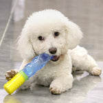 Water Fill and Freezable TPR Dog Toy Cooling Summer Branch - GreenFur