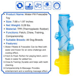 Water Fill and Freezable TPR Dog Toy Cooling Summer Branch - GreenFur