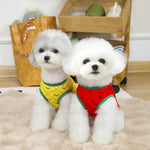 Watermelon Pineapple Print Breathable Thin Summer Dog Clothing - GreenFur