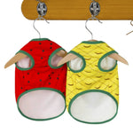 Watermelon Pineapple Print Breathable Thin Summer Dog Clothing - GreenFur
