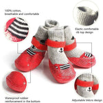 Waterproof Anti - Slip Shoes for Small and Medium Dogs Socks - GreenFur