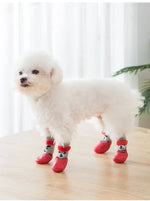Waterproof Anti - Slip Shoes for Small and Medium Dogs Socks - GreenFur