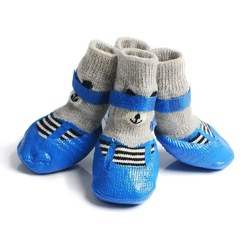 Waterproof Anti - Slip Shoes for Small and Medium Dogs Socks - GreenFur