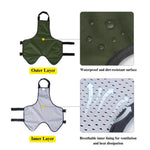Waterproof Breathable Summer Dog Belly Band Protection - GreenFur