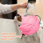 Waterproof Dog Bath Cap Ear Protection for Bathing and Swimming - GreenFur