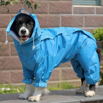 Waterproof Four Legged Fully Wrapped Dog Raincoat for Small Medium Large Dogs - GreenFur