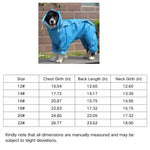 Waterproof Four Legged Fully Wrapped Dog Raincoat for Small Medium Large Dogs - GreenFur