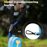 Waterproof Hands - Free Dog Poop Bag Dispenser with Carabiner - GreenFur