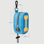 Waterproof Hands - Free Dog Poop Bag Dispenser with Carabiner - GreenFur