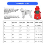 Waterproof Lightweight Polyester with PU PFP Pet Raincoat - GreenFur