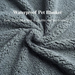 Waterproof Pet Blanket Cotton Plush Thick Dog Mat Bed - GreenFur