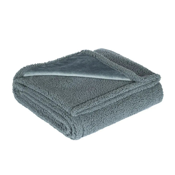 Waterproof Pet Blanket Cotton Plush Thick Dog Mat Bed - GreenFur
