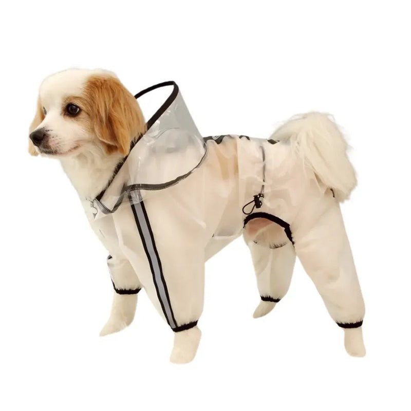 Waterproof Pet Raincoat with Leash Opening for Dogs - GreenFur