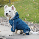 Waterproof Reflective Dog Raincoat with Four Leg Coverage - GreenFur