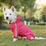 Waterproof Reflective Dog Raincoat with Four Leg Coverage - GreenFur