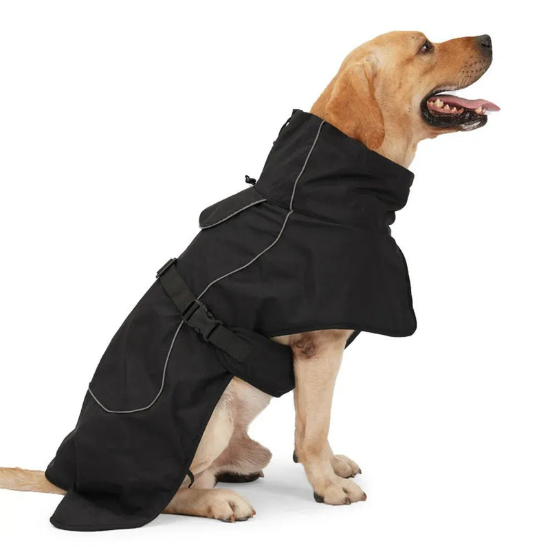 Waterproof Reflective Fleece Lined Dog Jacket for Dogs - GreenFur
