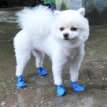 Waterproof Rubber Anti - slip Dog Rain Boots - GreenFur