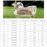 Waterproof Transparent EVA Pet Raincoat for Small Medium Large Dogs - GreenFur