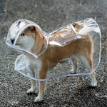 Waterproof Transparent EVA Pet Raincoat for Small Medium Large Dogs - GreenFur