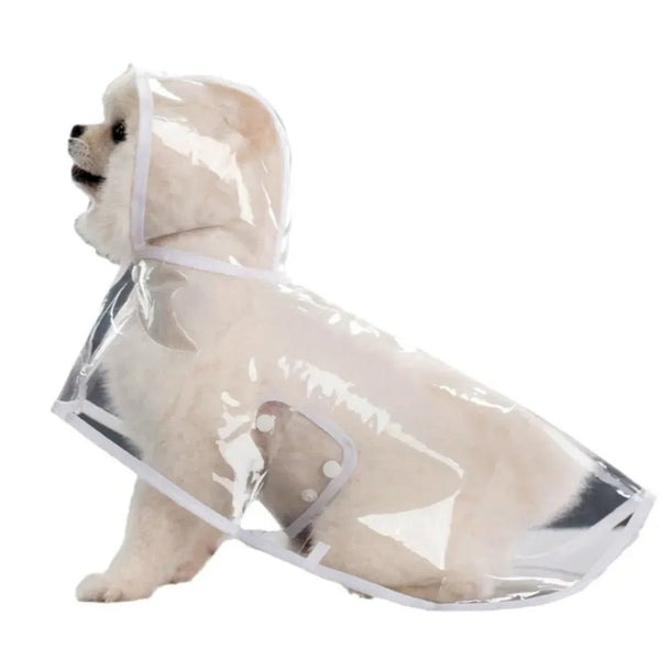 Waterproof Transparent EVA Pet Raincoat for Small Medium Large Dogs - GreenFur