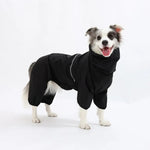 Waterproof Windproof Dog Jacket with Adjustable Collar for Medium and Large Breeds - GreenFur