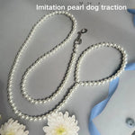 White Pearl Dog Leash for Small Dogs and Cats - GreenFur