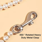 White Pearl Dog Leash for Small Dogs and Cats - GreenFur