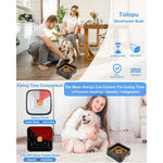 Wholesale Black Cat Dog Slow Food Puzzle Bowl Pet Slow Feed Bowl, S 6.4" × 6.4" × 2" - GreenFur