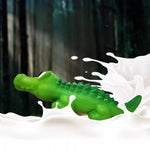 Wholesale Chew Squeaky Crocodile Shape Latex Dog Toys - GreenFur