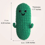 Wholesale Fruit Vegetable Series Hand Weaving Yarn Cat Pet Toys - GreenFur