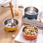 Wholesale Large Pet Cat Food Bowl Stainless Steel Dog Bowls - GreenFur