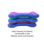 Wholesale Molar Tooth Cleaning Bone Shape TPR Pet Dog Chewing Toys - GreenFur