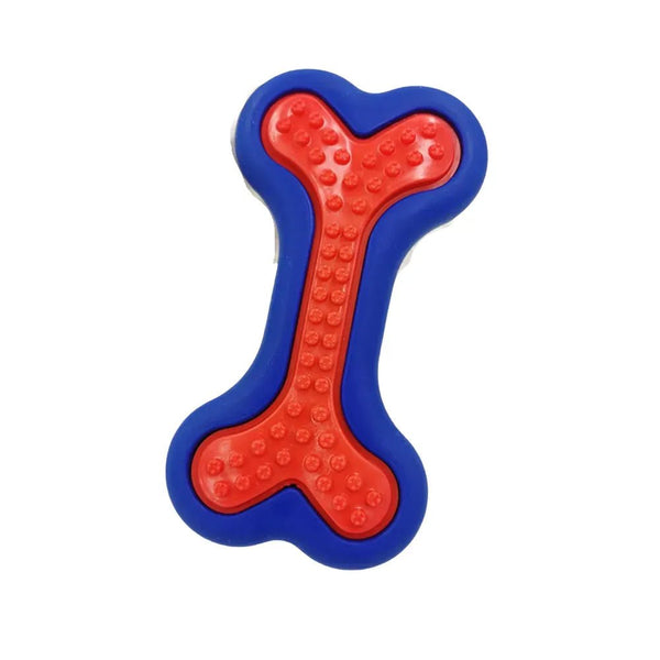 Wholesale Molar Tooth Cleaning Bone Shape TPR Pet Dog Chewing Toys - GreenFur