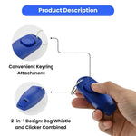 Wholesale Outdoor 2 In 1 Dog Training Device Pet Whistle Clicker - GreenFur