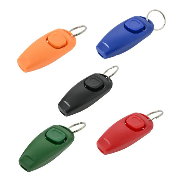 Wholesale Outdoor 2 In 1 Dog Training Device Pet Whistle Clicker - GreenFur