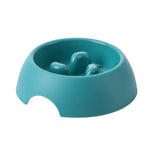 Wholesale Pet Cat Food Dish Plastic PP Slow Eating Dog Bowl - GreenFur