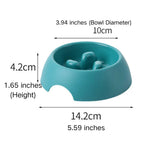 Wholesale Pet Cat Food Dish Plastic PP Slow Eating Dog Bowl - GreenFur