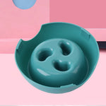 Wholesale Pet Cat Food Dish Plastic PP Slow Eating Dog Bowl - GreenFur