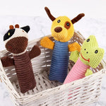 Wholesale Squeaky Cats Dogs Chew Corn Velvet Plush Pet Toys - GreenFur
