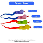Windup Wiggling Snake Cat Toy Plush Tail Twist Crawler for Interactive Indoor Play - GreenFur