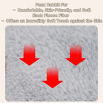 Winter Decorative Pom - Poms Plush Pet Bed with Thick Padding - GreenFur