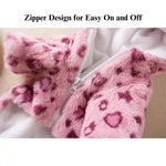 Winter Dog Dress Dog Winter Coat for Small Dogs Girl Dog Hoodie Dresses - GreenFur