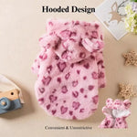Winter Dog Dress Dog Winter Coat for Small Dogs Girl Dog Hoodie Dresses - GreenFur